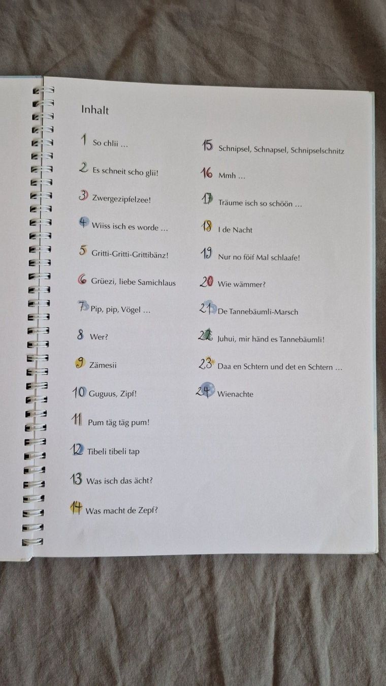 Bücher: Liederbuch Advent – Gebraucht aus Rupperswil von RoRo04 2