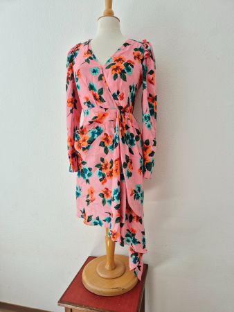 KLEID DRESS ESSENTIEL ANTWERP SEIDE SILK SOIE SEIDENKLEID XS