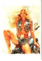 Postkarte "Pin-up".