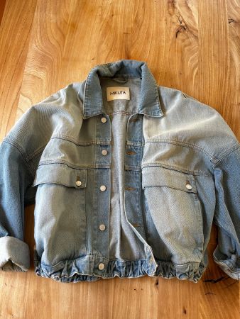 MIKUTA Jeansjacke blau Grösse M Damen Jacke