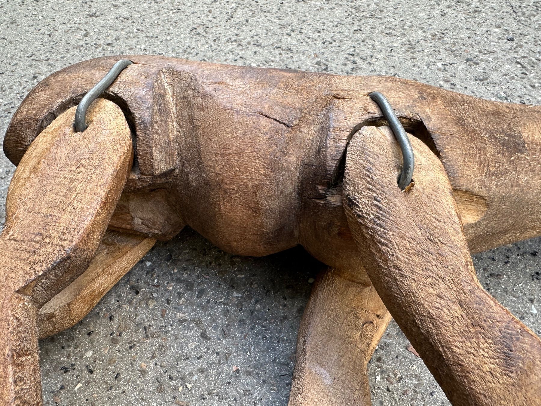Statuette: altes Holz Pferd – Usato da Zürich venduto da frauflufelberg 7