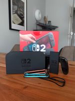 Nintendo-Switch-2-Konsole mit vier Spielen und Zubehör