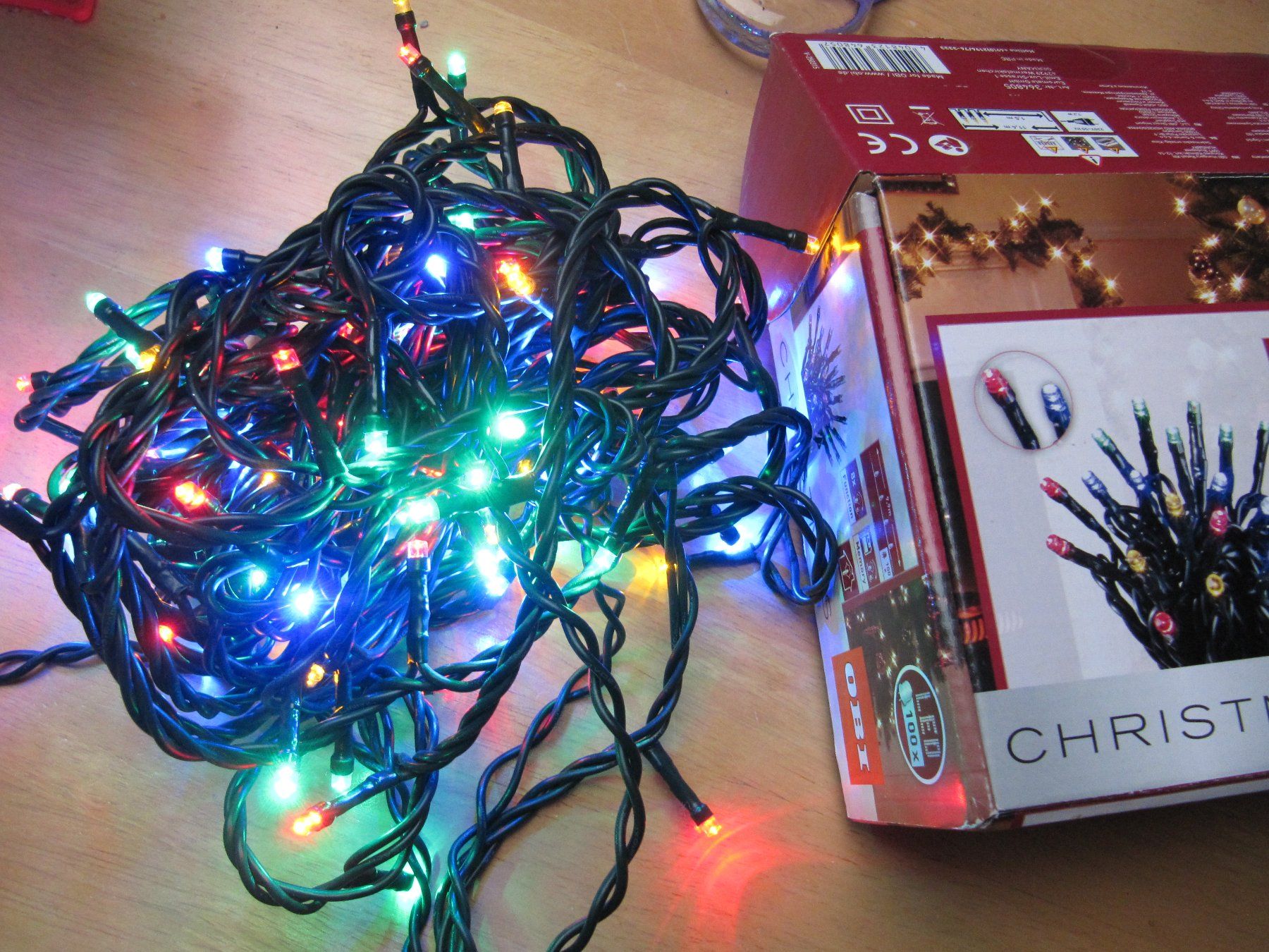 Ghirlande e barre luminose: Lichterkette Light string LED OBI Christmas Weihnachtslicht – Nuovo (secondo la descrizione) da Würenlos venduto da Carabella0 2