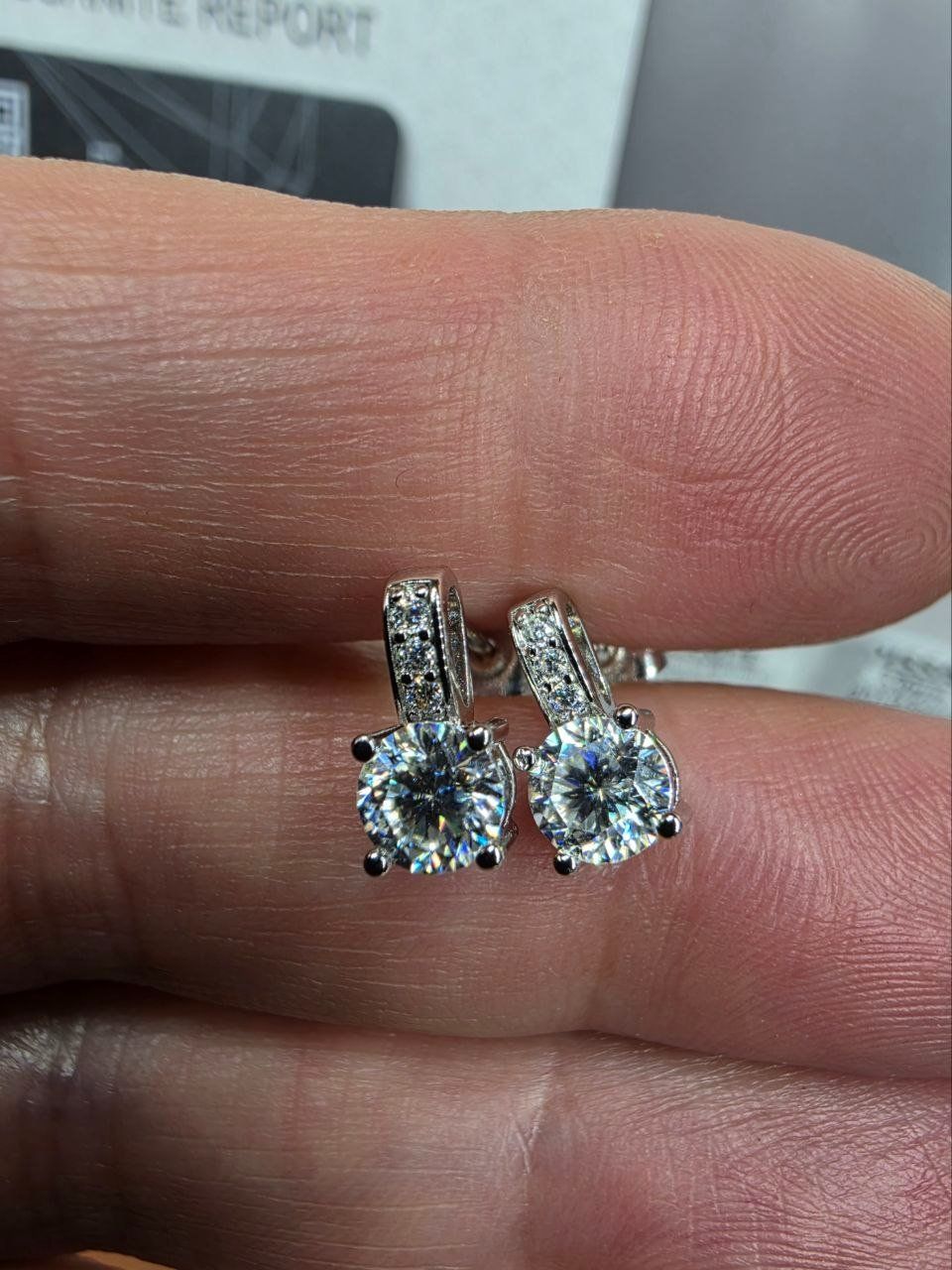 Altri gioielli: Ensemble argent avec diamants de moissanite de 2 ct – Nuovo e nell'imballaggio originale da Reconvilier venduto da Tsma67 8
