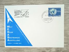 TR62 Enveloppe + Timbre Suisse 1970