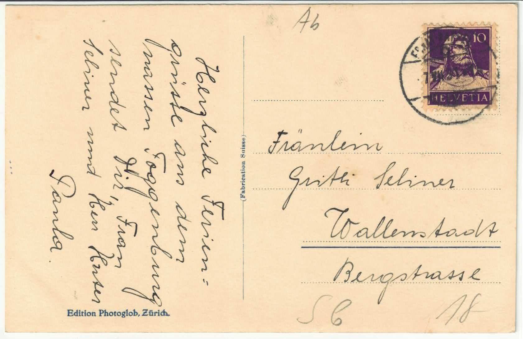 Cartoline postali: Ebnat-Kappel mit der Säntiskette – Usato da Ettingen venduto da Kartenplanet 1