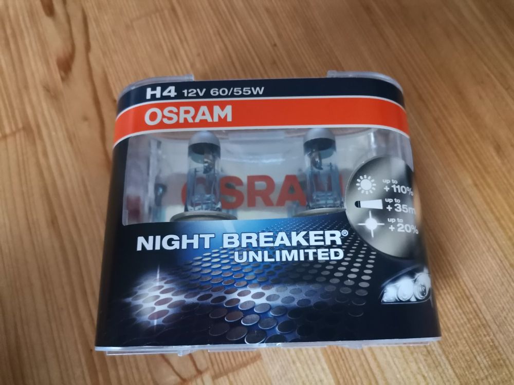 Osram Night Breaker Unlimited H4 Duobox