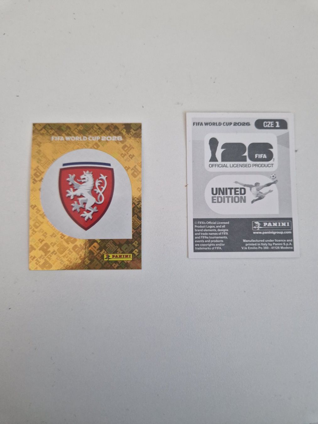 Panini Cartes à collectionner: Panini Sticker CZE1 – Neuf (Voir description) à Stüsslingen par white_angel86