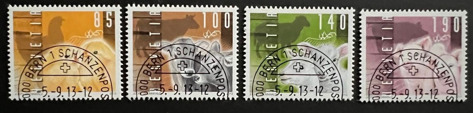 Tutti i francobolli: CH-Marken 2013 Ersttag gestempelt Halbmond – Nuovo (secondo la descrizione) da Hünenberg See venduto da wer_5286