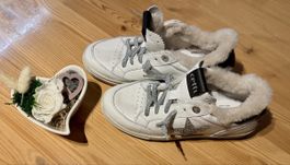 Nile Cetti Winter Sneaker Gr. 38 Weiss mit Stern - Top!