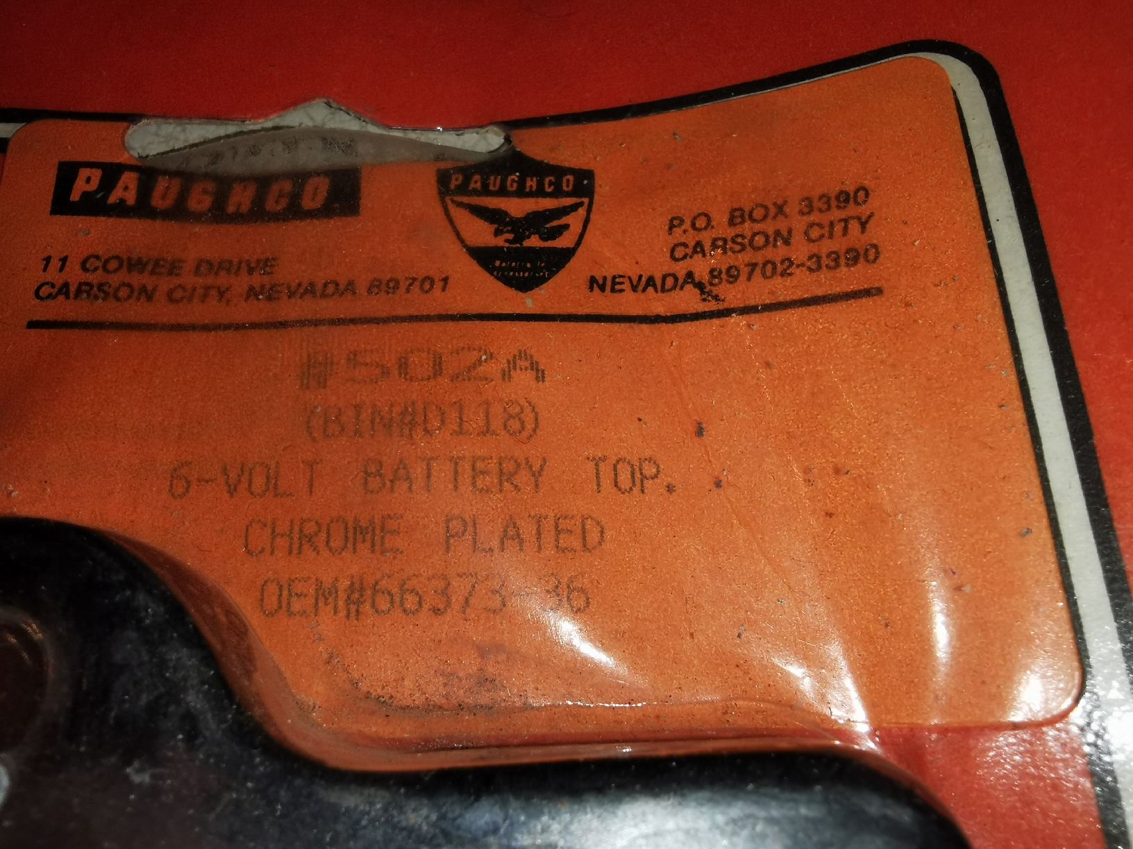 Alle Motorradersatzteile: PAUGHCO 6V Batterieabdeckung Motorrad – Neu und originalverpackt aus Rüti ZH von Fido20 1