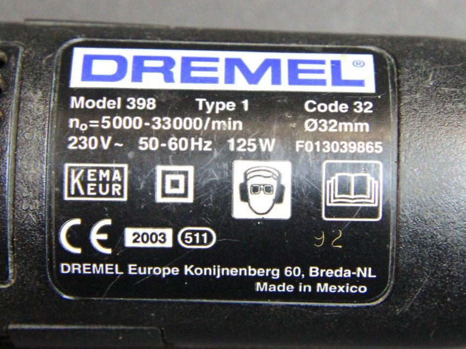Dremel Tous les outils: Dremel Professional 398, Multitool mit Zubehör – D'occasion à Hölstein par Kraftpaket 6