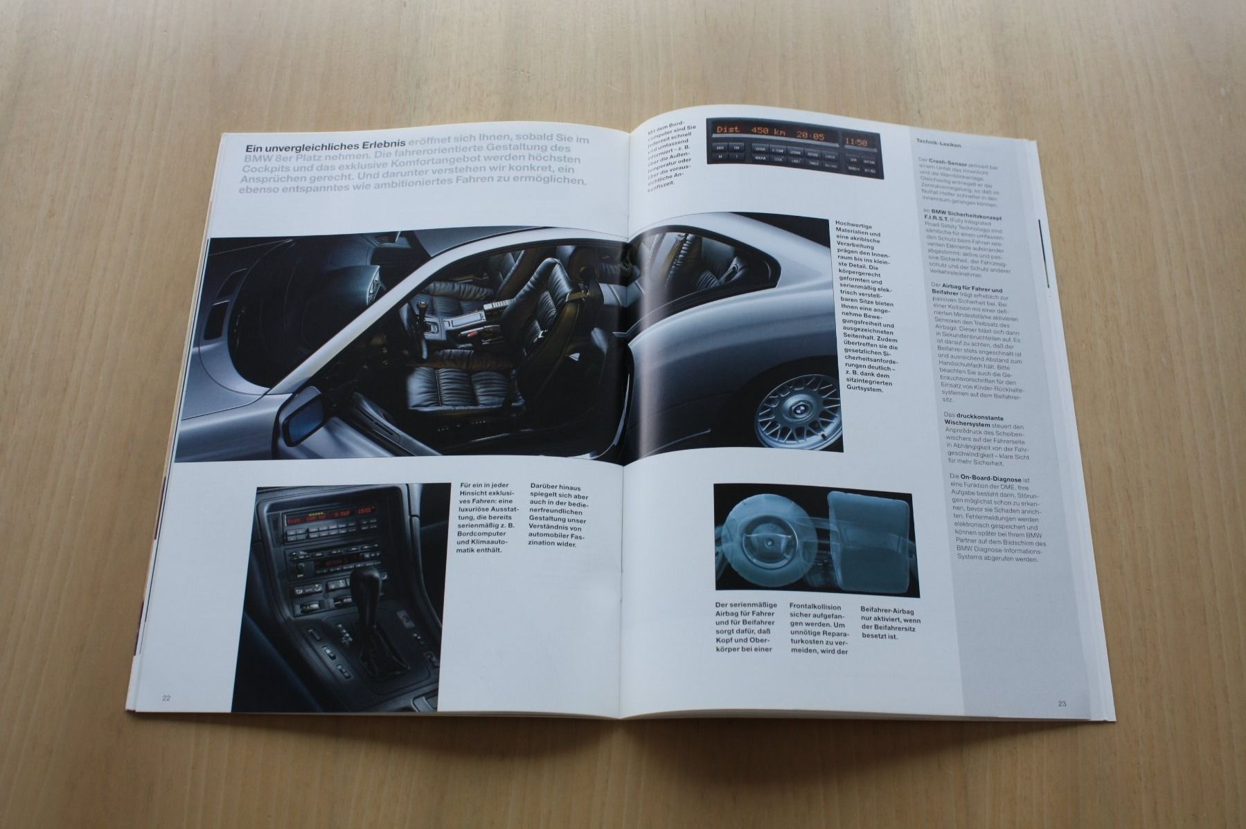 BMW Dokumente: BMW 8er Coupe Prestige Prospekt 1996 – Gebraucht aus Wikon von erwin400 7