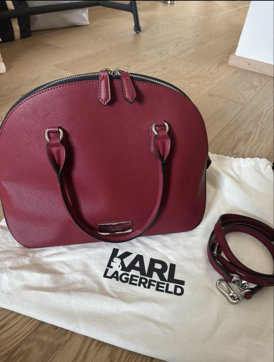 Karl Lagerfeld Taschen für Damen: Sac à main Karl Lagerfeld rouge – Neu (gemäss Beschreibung) aus Bulle von val_gs57