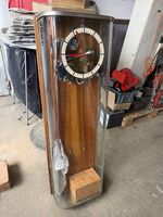 Vintage Präzisionsuhr mit Glasgehäuse W. Moser - Baer