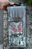 antik Benzinkanister Automobiline Desmarais Frères - Stern