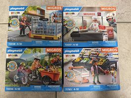 4x Playmobil Migros Mania neu und ungeöffnet
