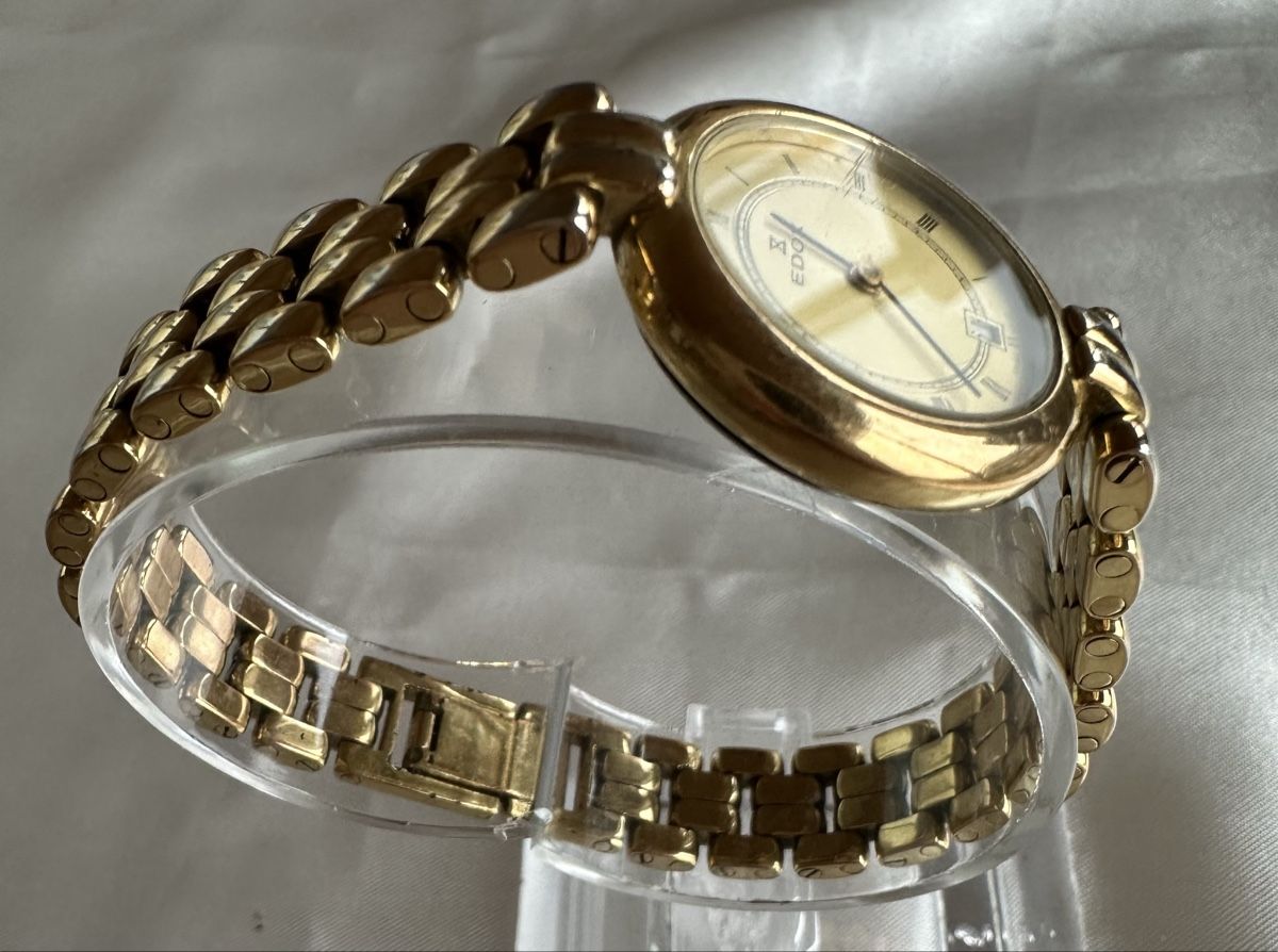 Edox Orologi: Edox Quart vergoldet, Swiss Made – Usato da Untersiggenthal venduto da TimeandShine 3