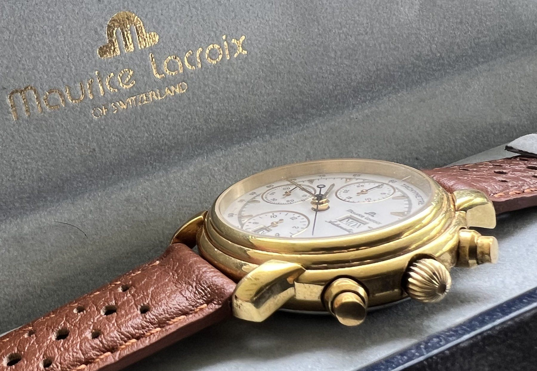 Maurice Lacroix Montres: Herren Chronograph Automatic 1990 – D'occasion à Pratteln par bas_7gds 6