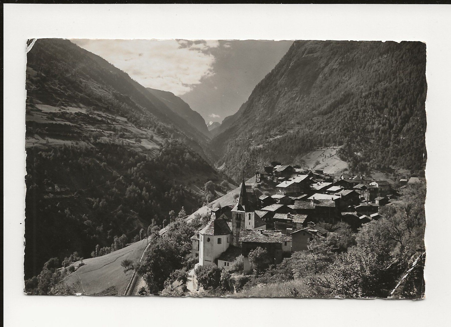 Cartoline postali: AK ca.1928  Stalden (Wallis) – Usato da Greifensee venduto da 315WDO