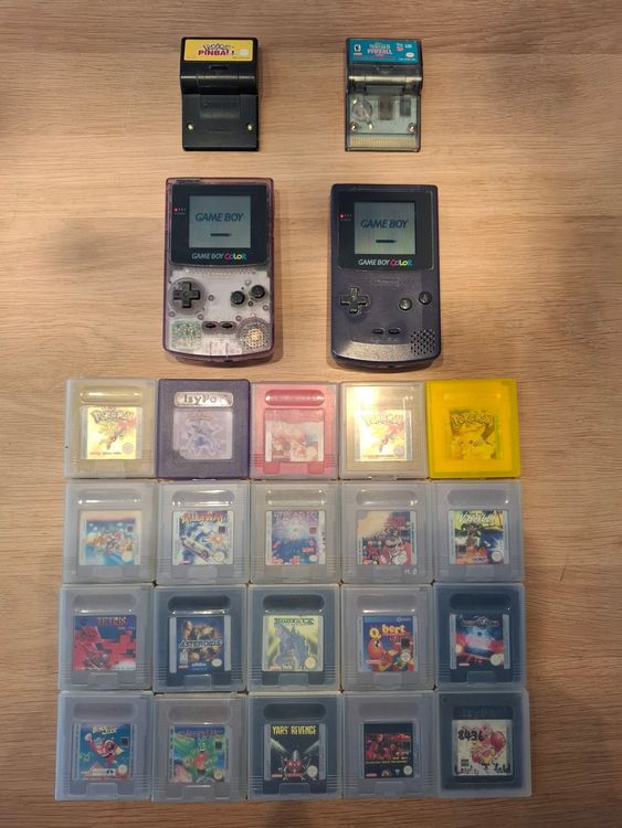 2x Gameboy Color inkl. 22 Games alles funktionsfähig ab 1Fr. (Gebraucht ...
