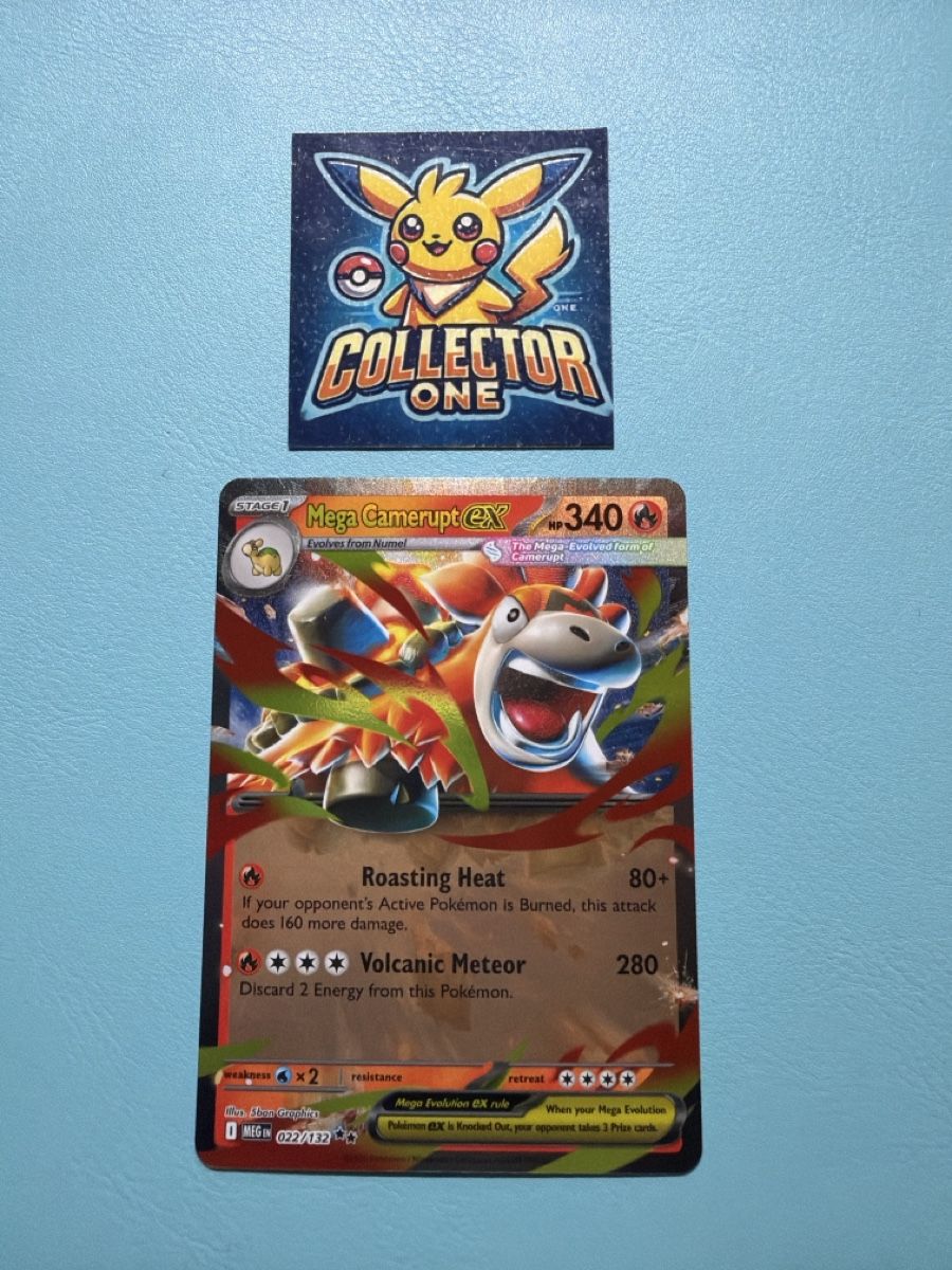 Pokémon Sammelbilder & Trading cards: Pokemon Camerupt Mega Entwicklung Rare 2025 Mega Evolution – Neu (gemäss Beschreibung) aus Lommiswil von CollectorOne