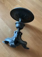 Antiker Kerzenhalter Zinn 395 R.F. mit drei Füssen