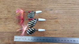 Angelköder Löffeli Spinner sehr alte DAM Löffeli 3er Set Z7