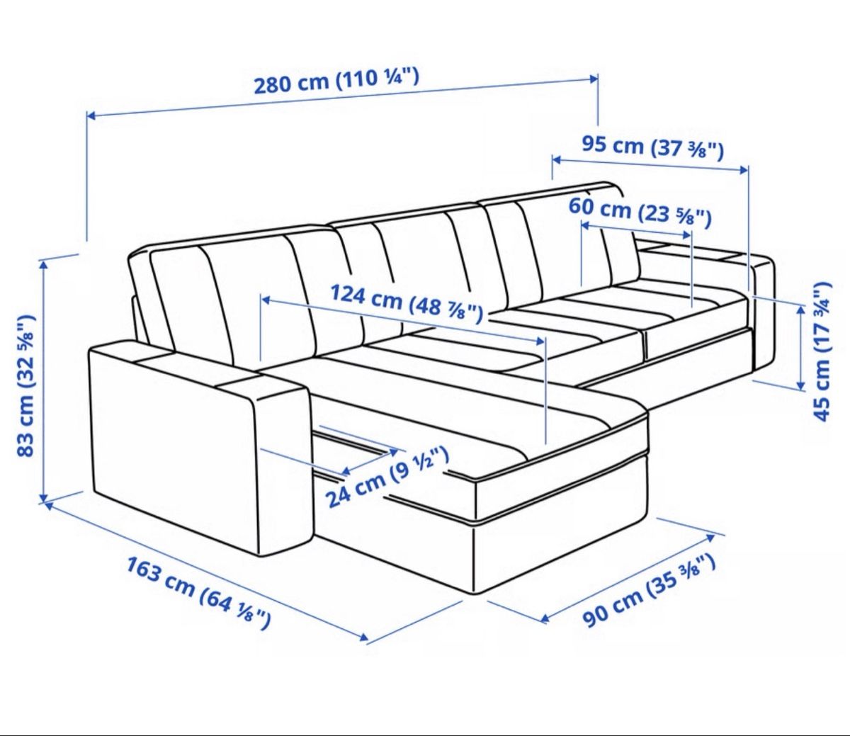 Divani: Gratis: Ikea Kivik 3-Sitzer Sofa – Usato da Zürich venduto da han_l27d 2
