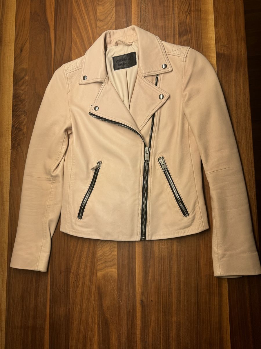 Allsaints Giacche: Allsaints Lederjacke, hellrosa, Grösse 36 – Usato da Zürich venduto da len_9md5