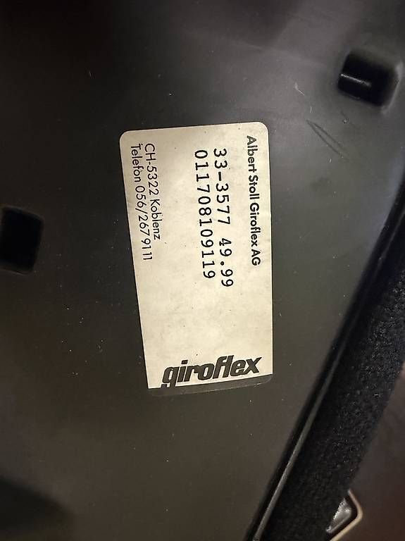 Giroflex Sedie: Giroflex Werkstattstuhl mit oder ohne Armlehne – Usato da Necker venduto da liq24 6