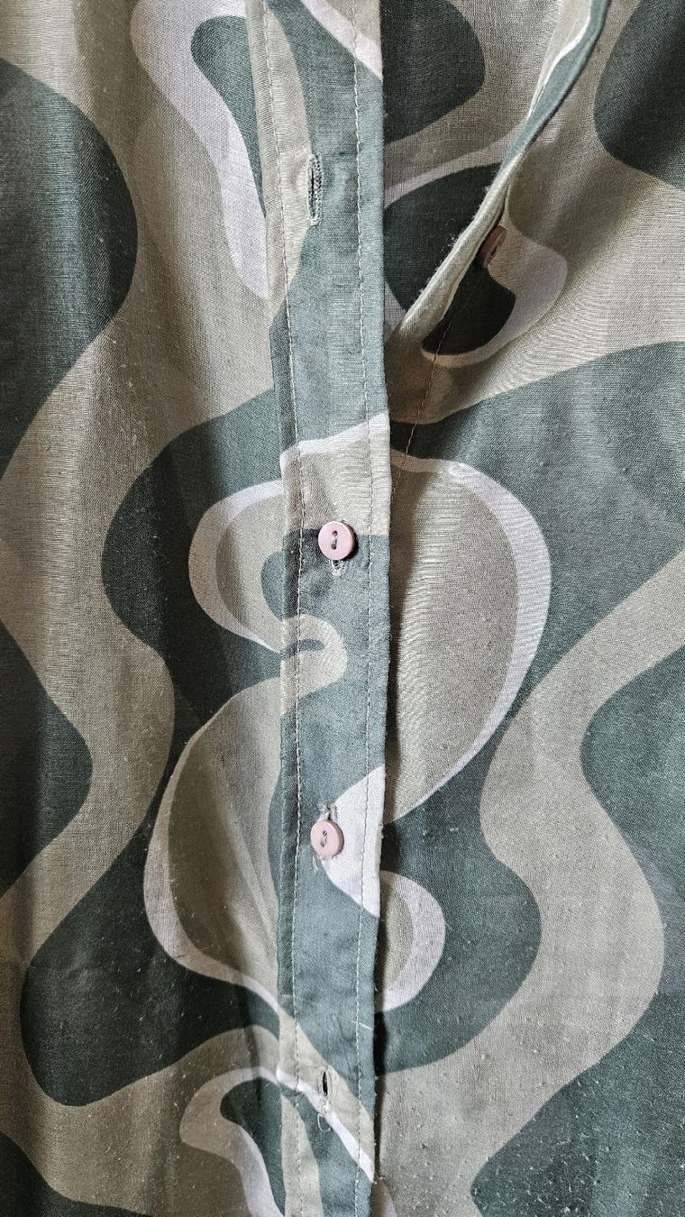 Stradivarius Chemisiers: Mintgrün gemusterte Bluse – D'occasion à Hettlingen par Leaena279 3