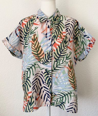 TAHARI Leinenbluse Grösse L