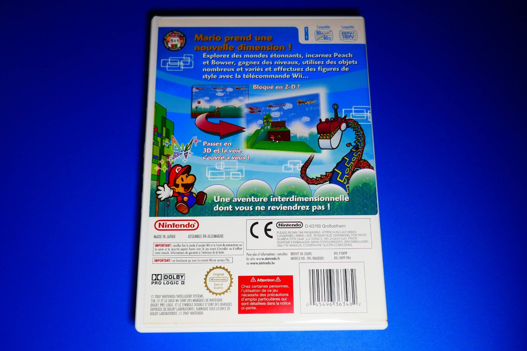 Nintendo Giochi: Super Paper Mario & VIP - Nintendo Wii – Usato da Vuarrens venduto da Espace-Retro 4
