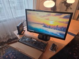 HP ProDesk 400 G2 Mini mit Zubehör, Monitor und Office 2024