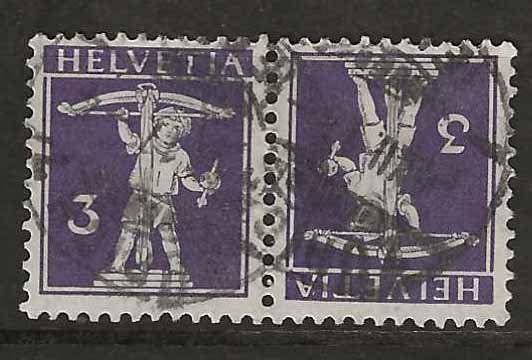 Tutti i francobolli: CHK06 - Tête-bêche K06 obl. – Usato da Trélex venduto da Phil_Albert