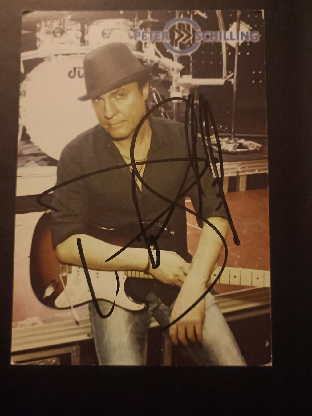 Autografi: Peter Schilling -  handsignierte Autogrammkarte – Usato da Menziken venduto da Artographs