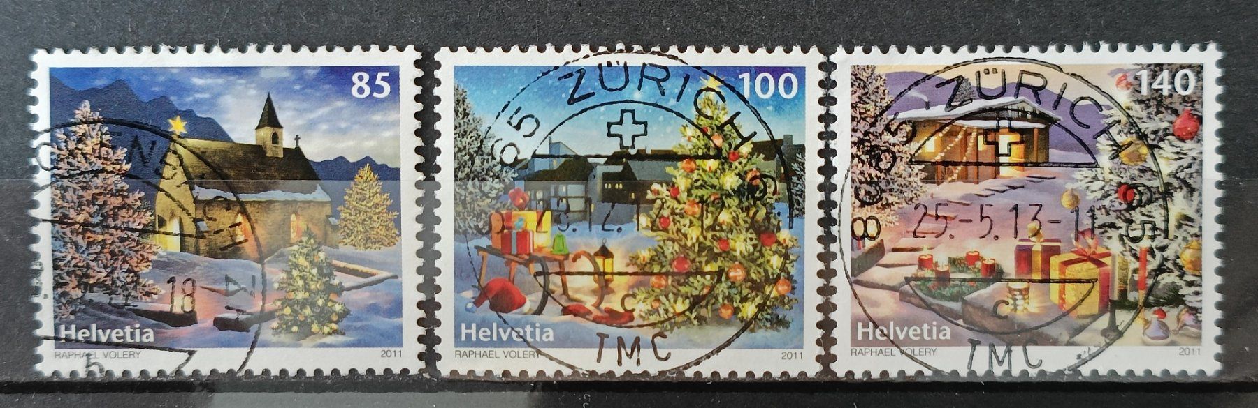 Tutti i francobolli: 2011 Weihnachten Top Stempel – Usato da Dübendorf venduto da goeggi79