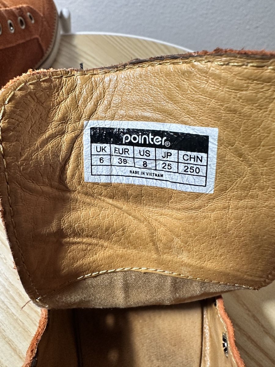 Scarpe da uomo: Herbstliche Wildleder Schuhe Pointer Gr. 39 – Usato da Allenwinden venduto da Tba_20 5