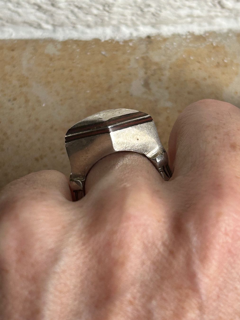 Ringe: Silberring SPECIAL Design, Grösse 57, orientalisch – Gebraucht aus Basel von bellespirit 2
