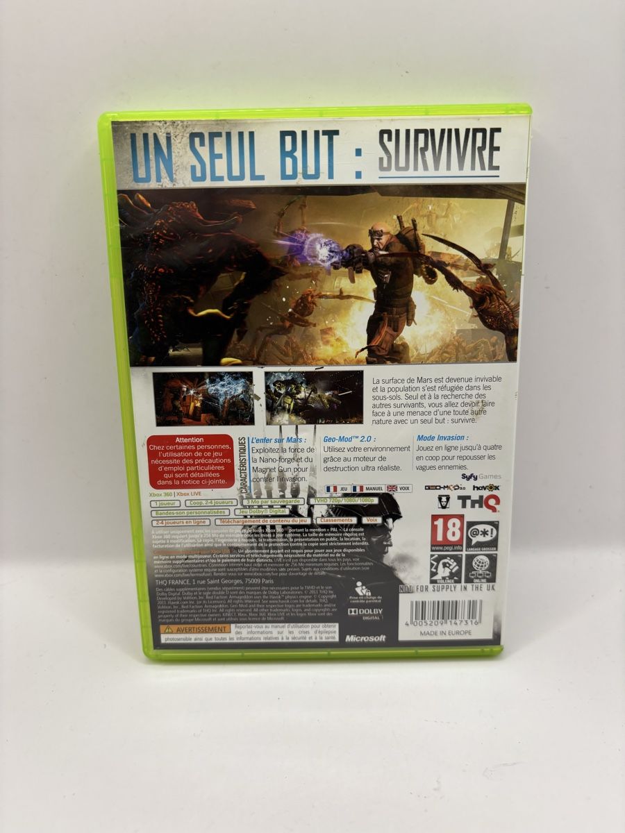 Giochi: Red Faction Armageddon Xbox360 – Usato da Genève venduto da sho_67qj 1