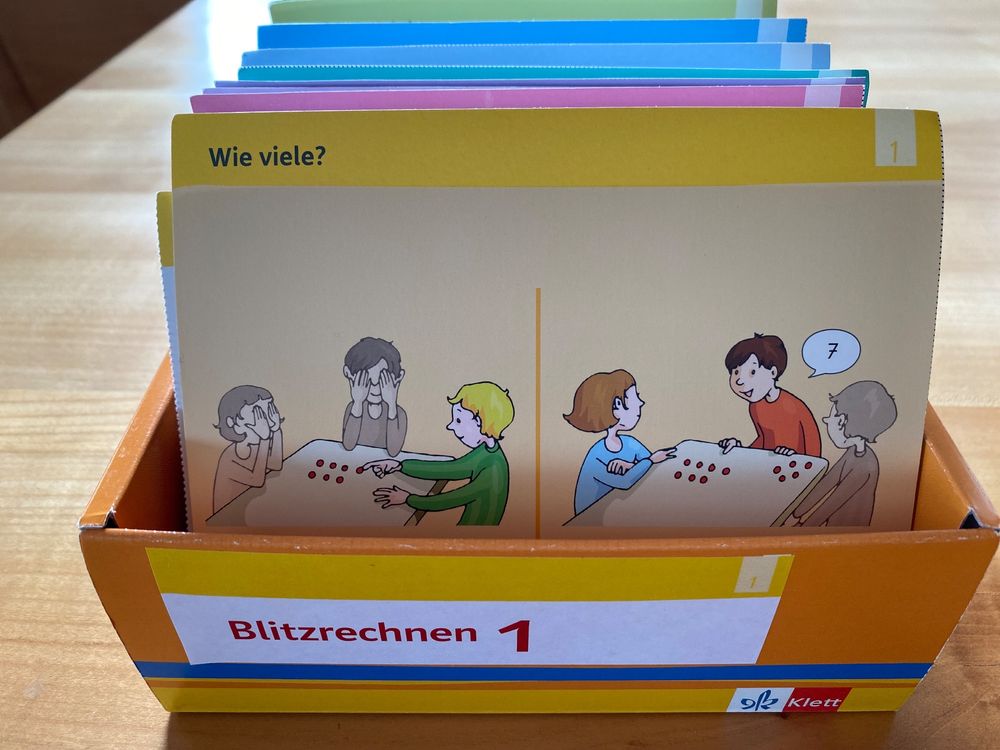 Mathe Blitzrechnen 1 Karteikarten Zyklus 1 Klett Gebraucht In 