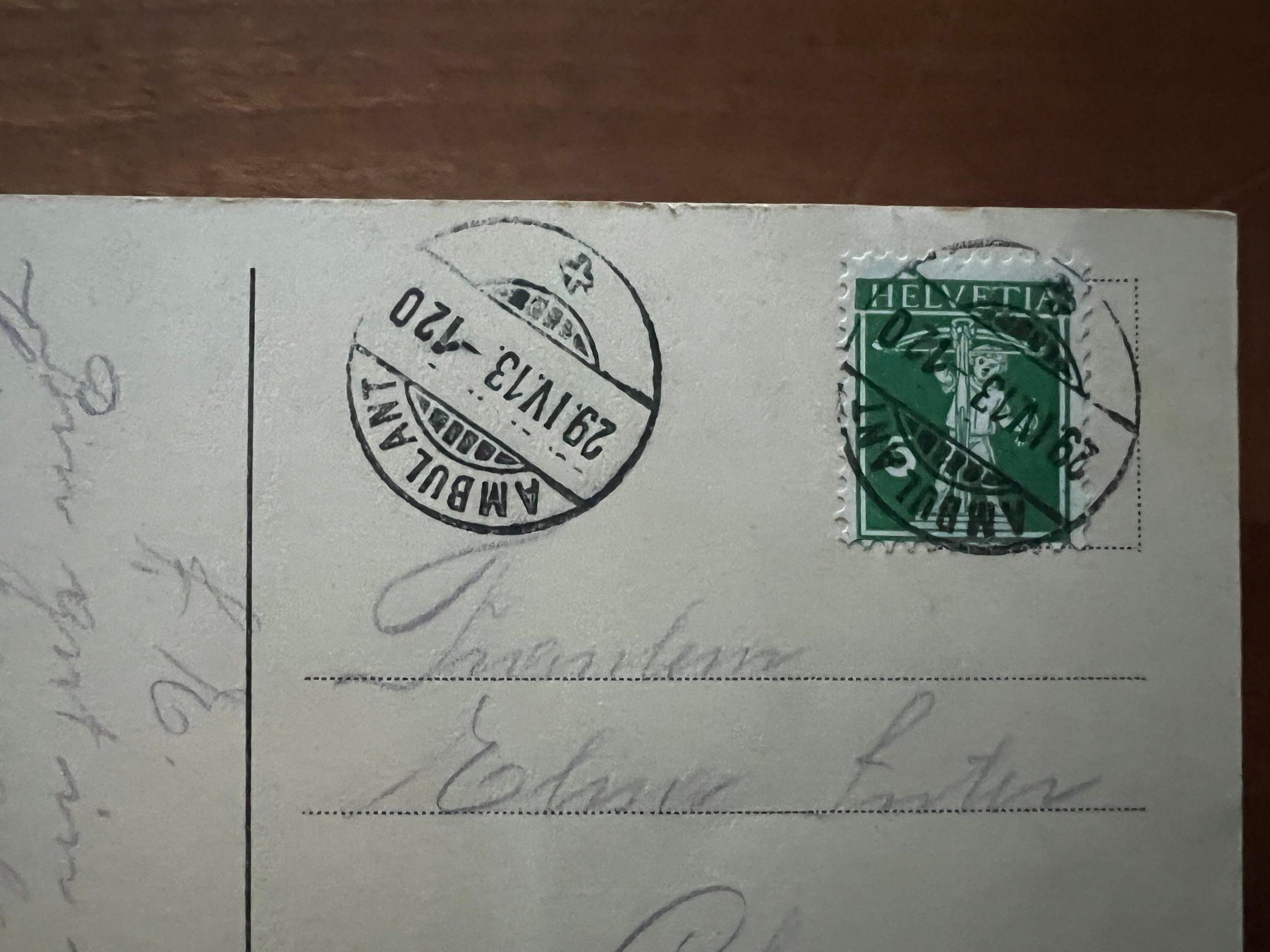 Cartoline postali: AK  1913 Wassen       (G2734) – Usato da Hinwil venduto da Sidi4 1