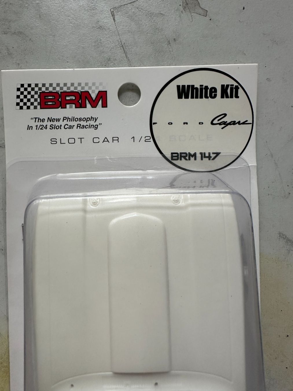 Piste: Slotcar BRM Ford Capri "White Kit" – Nuovo e nell'imballaggio originale da Allschwil venduto da dlauti 2