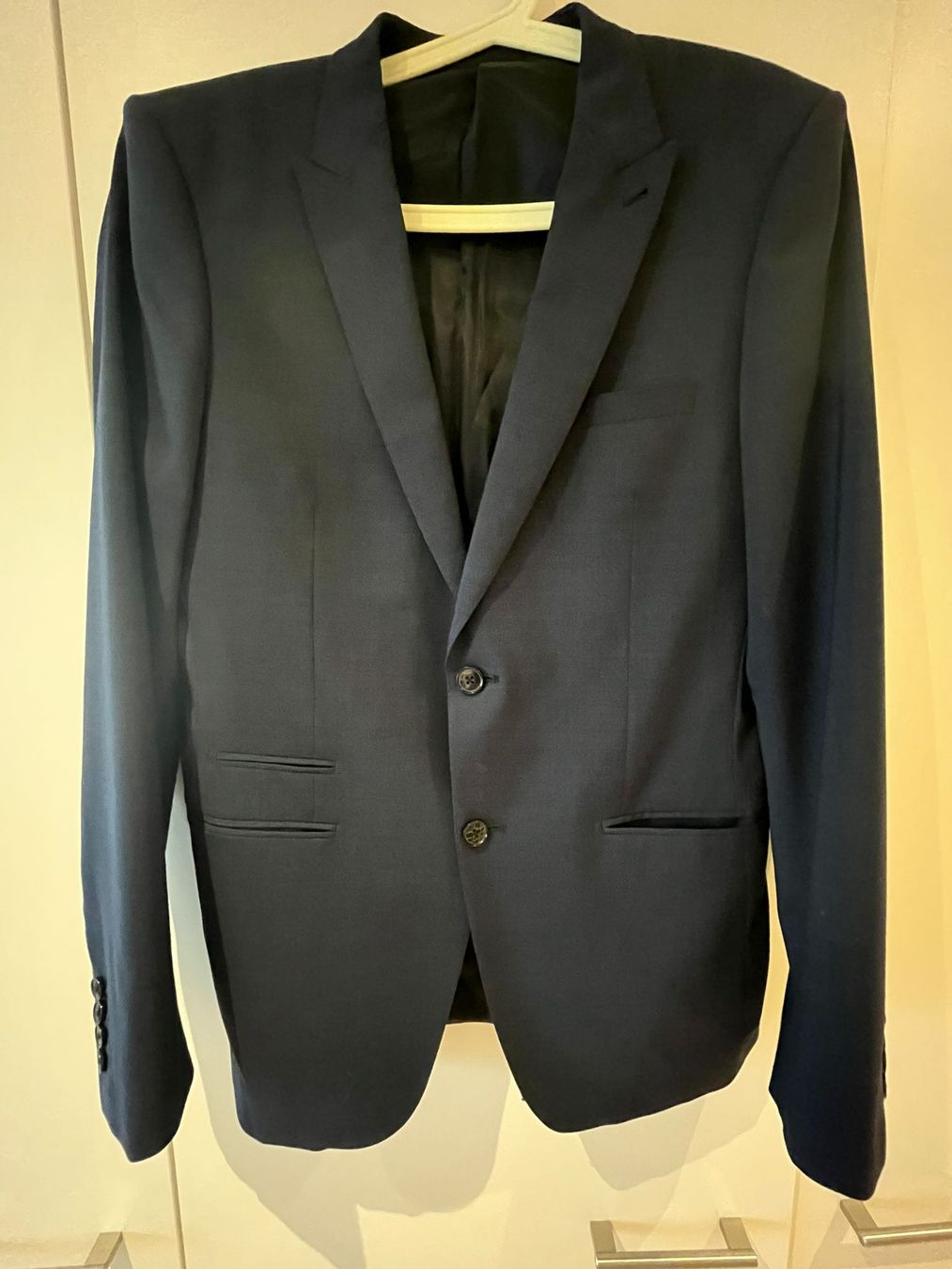 We Giacche: Herren-Blazer von WE dunkelblau, Gr 49 – Usato da Staufen venduto da Bambotscha