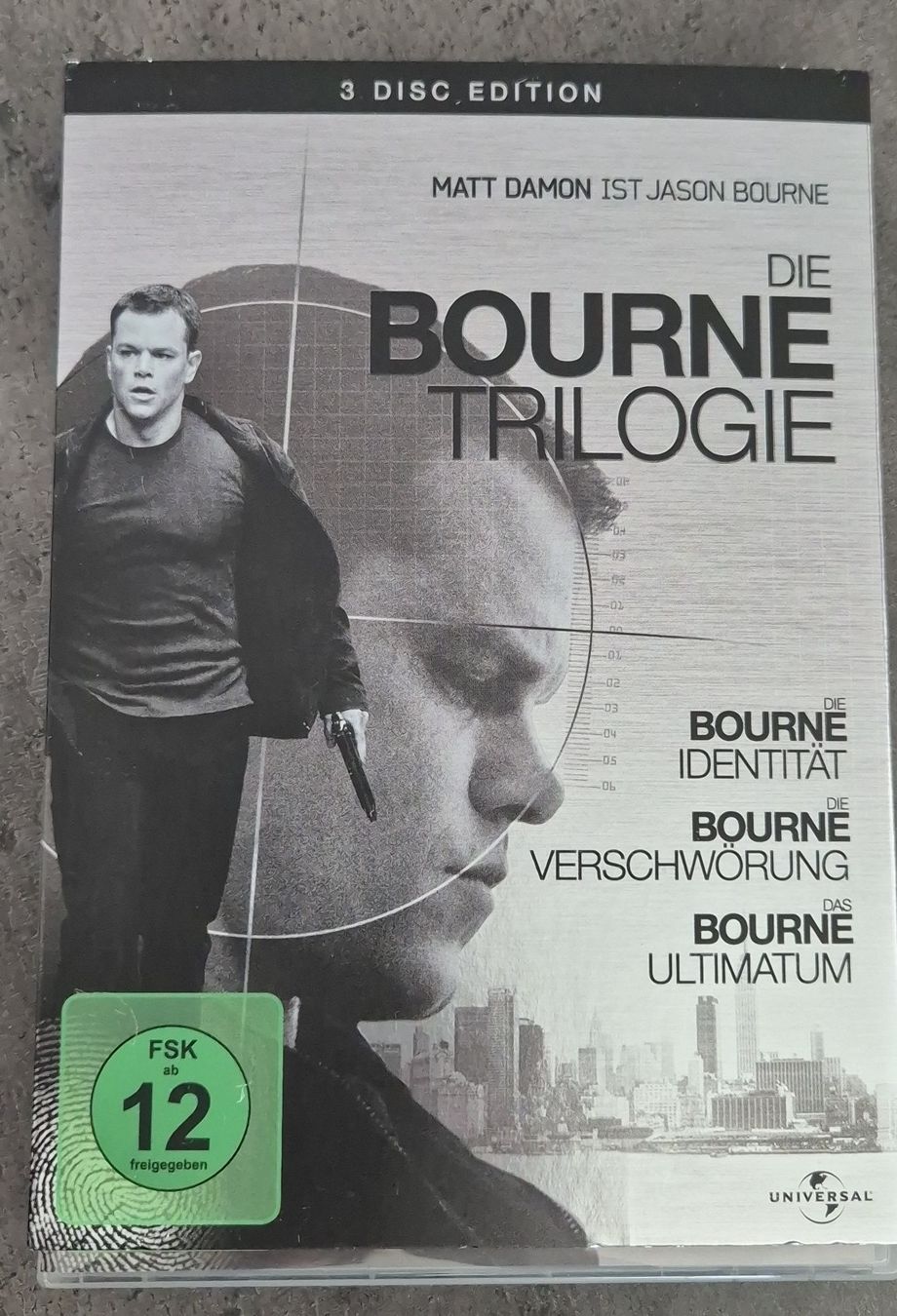Alle DVDs: Die Bourne Trilogie DVD Box 3 Disc Edition – Gebraucht aus Neuhausen von sou_t9p8