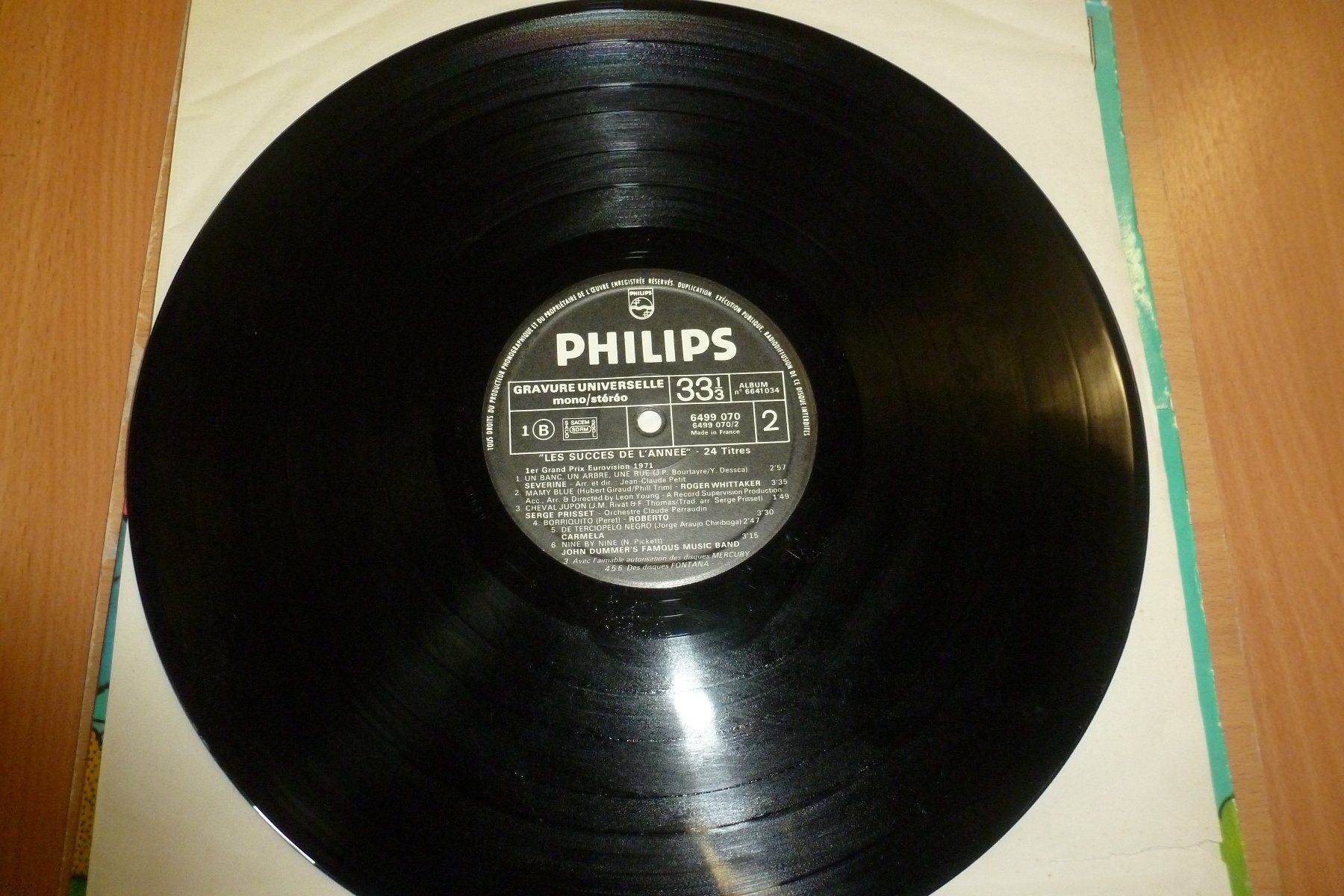 Dischi in vinile: 2 LP Les Succès De L'année - – Usato da Emmen venduto da newdeal1970 4