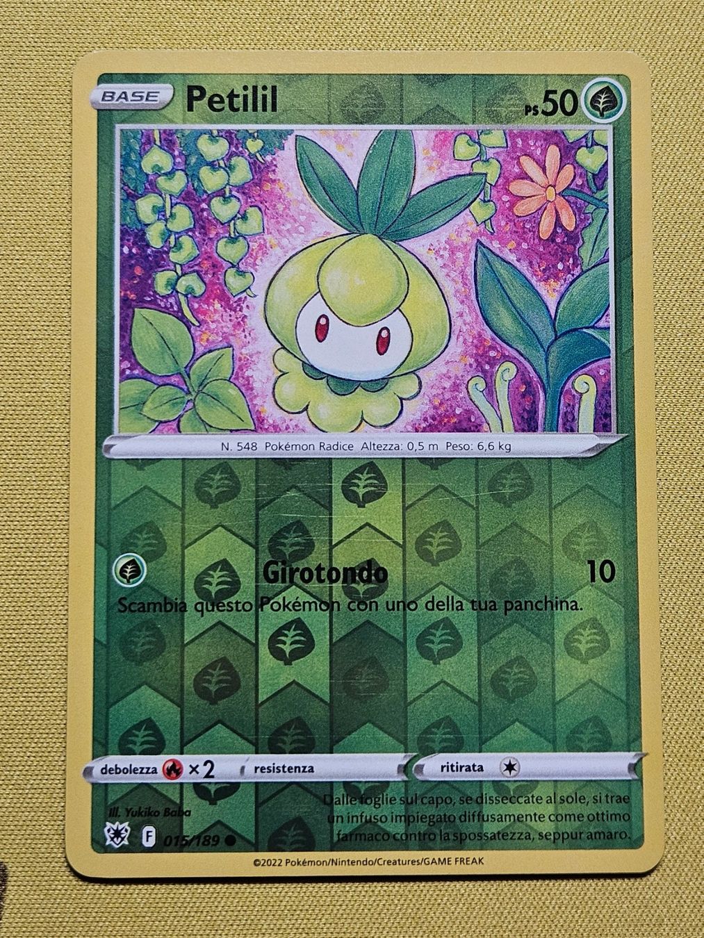 Pokémon Carte collezionabili: Astral Radiance - Petilil 015/189 IT – Usato da Bellinzona venduto da Pokemarco