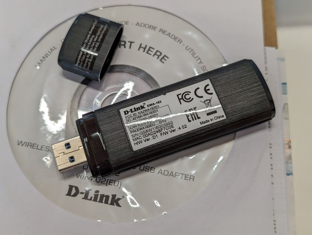 WiFi USB Adapter D-Link DWA 182 | Kaufen auf Ricardo