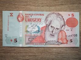Uruguai  5 pesos 1998 Serie A UNC